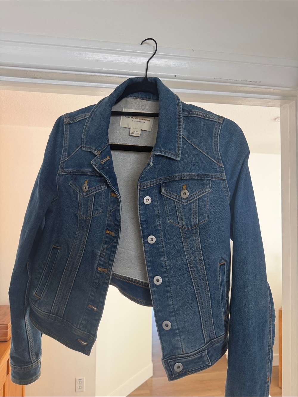 Anthropologie Blue Denim Jacket for Women